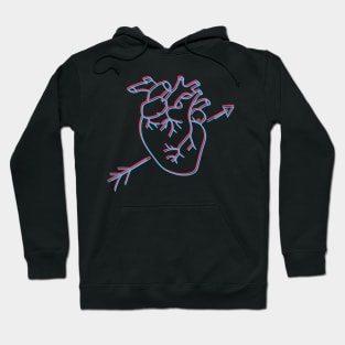 Aesthetic Heart and Arrow Hoodie